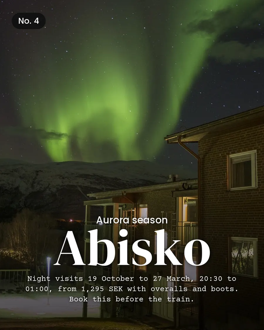 Stockholm to the Arctic by night train, slide 6 of 7