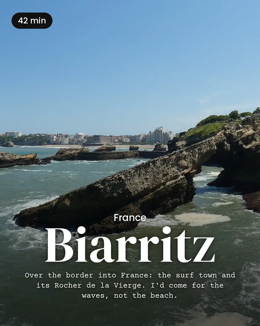 The Basque coast in winter, slide 7 of 8