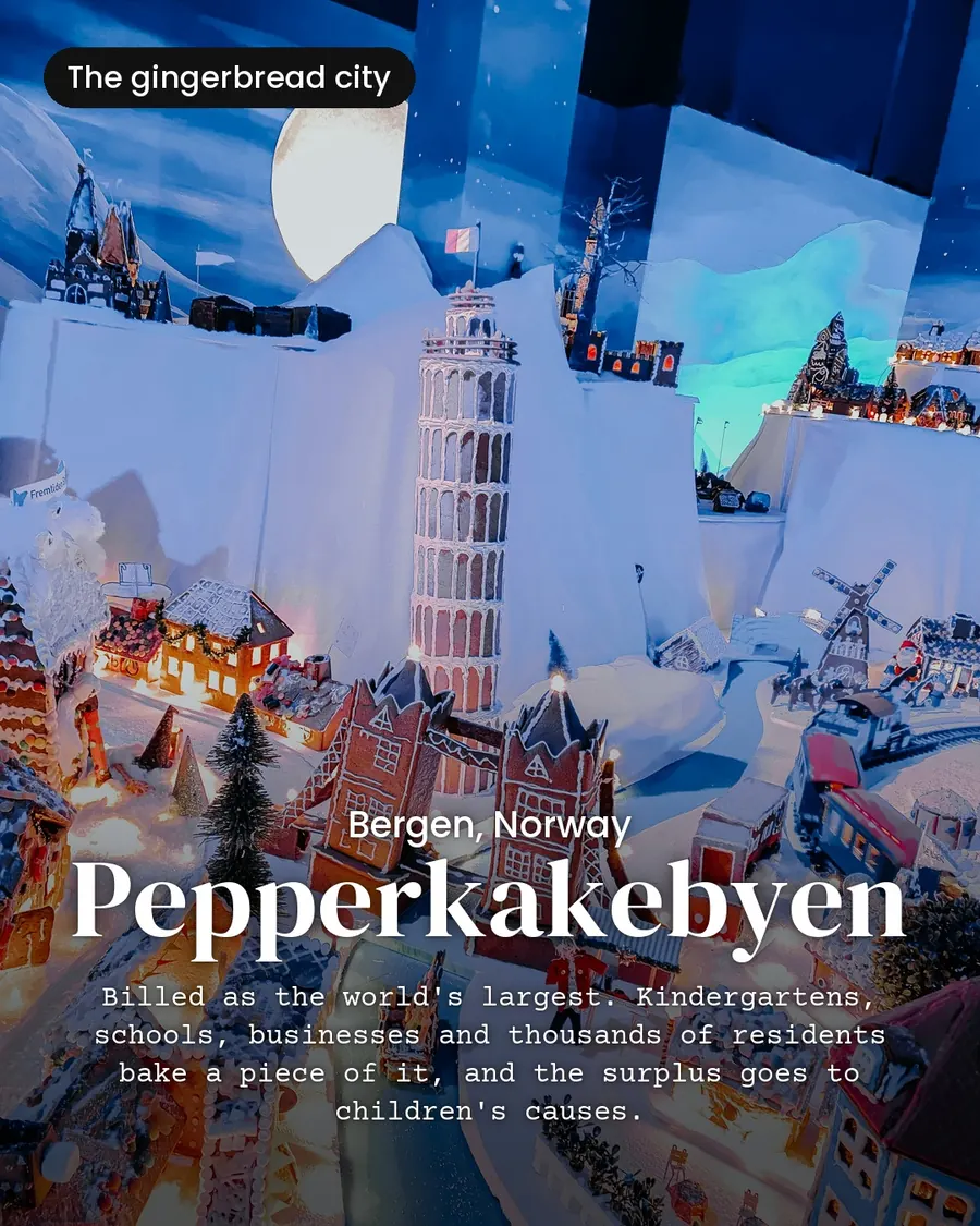 Bergen's gingerbread city, slide 3 of 9