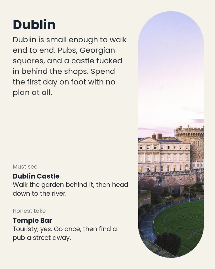 Dublin, Belfast and the Causeway Coast in 5 days, slide 5 of 11