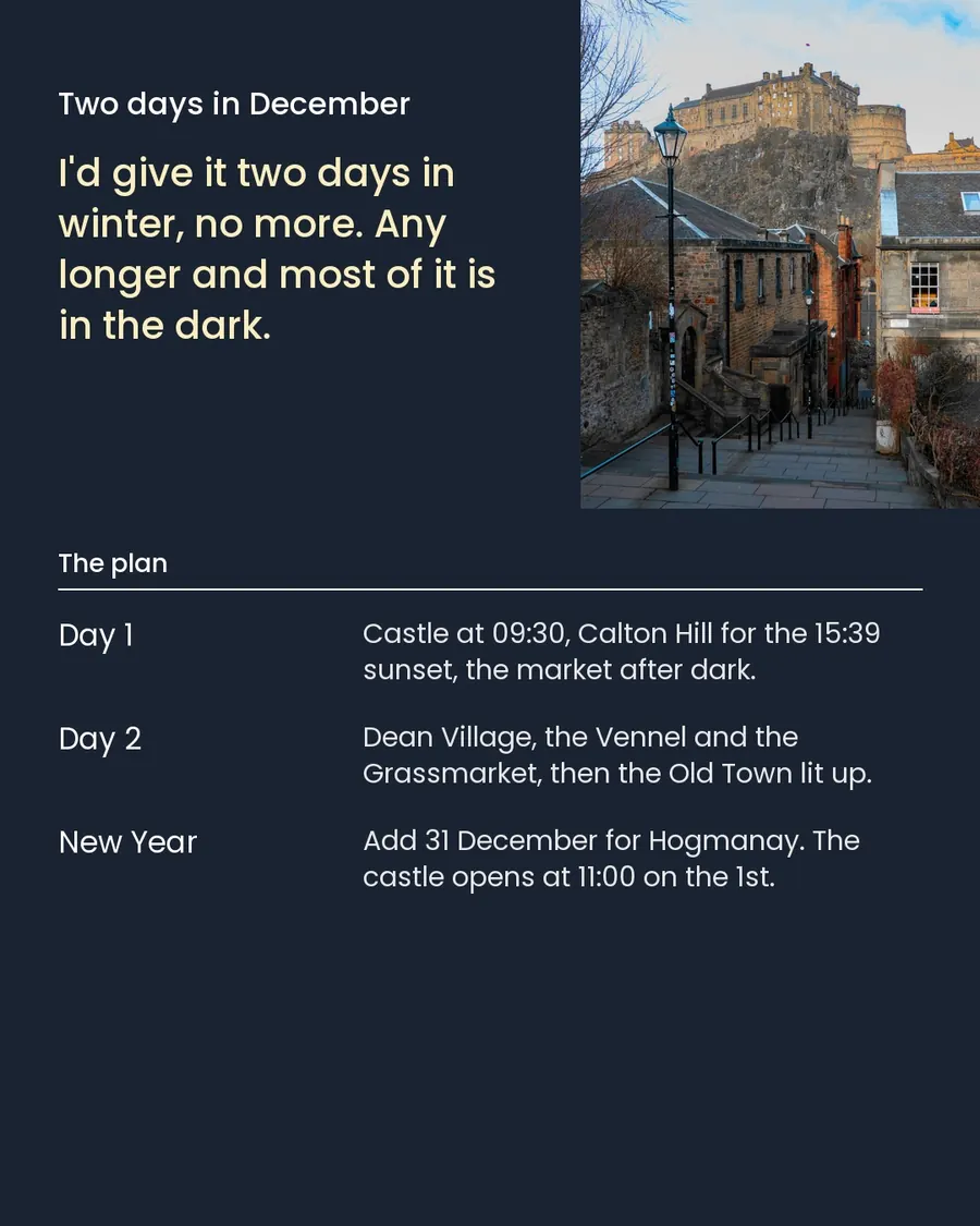 Edinburgh in winter, slide 9 of 9