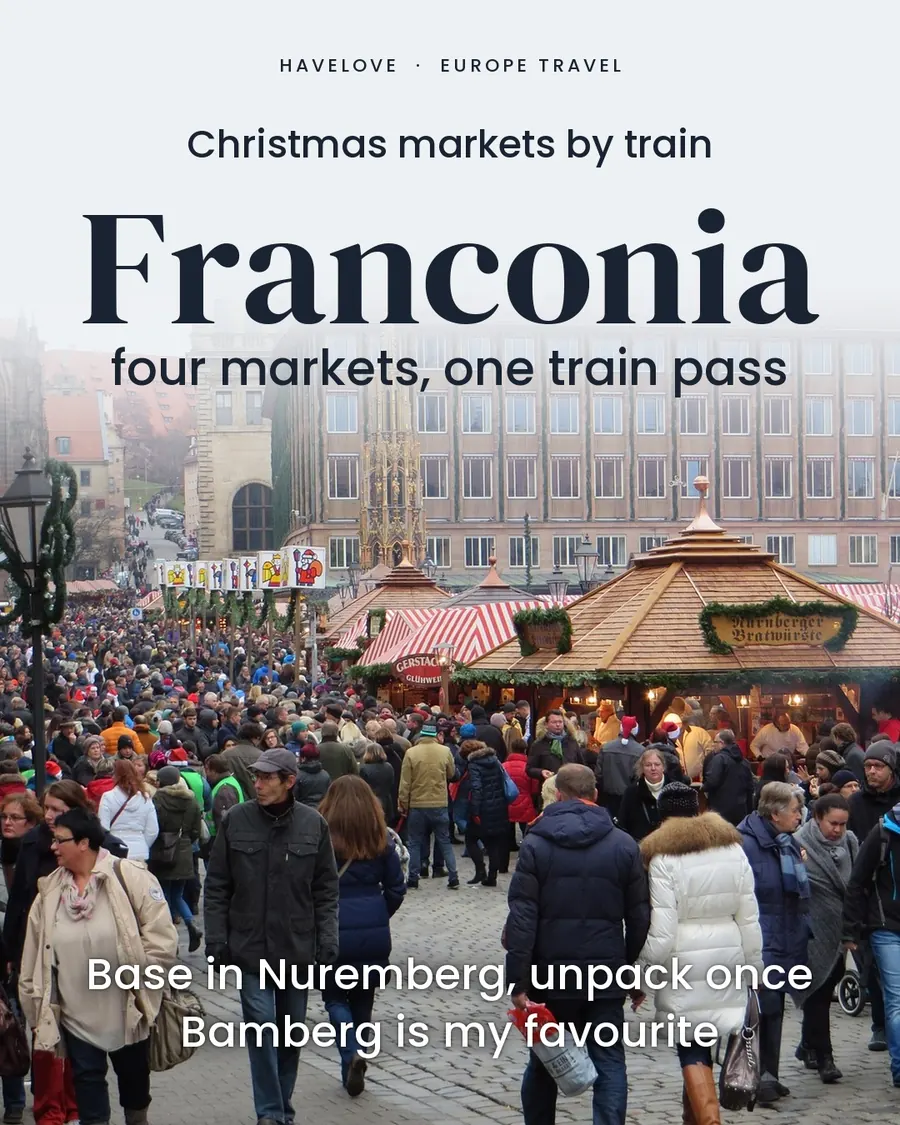 Franconia by regional train, cover
