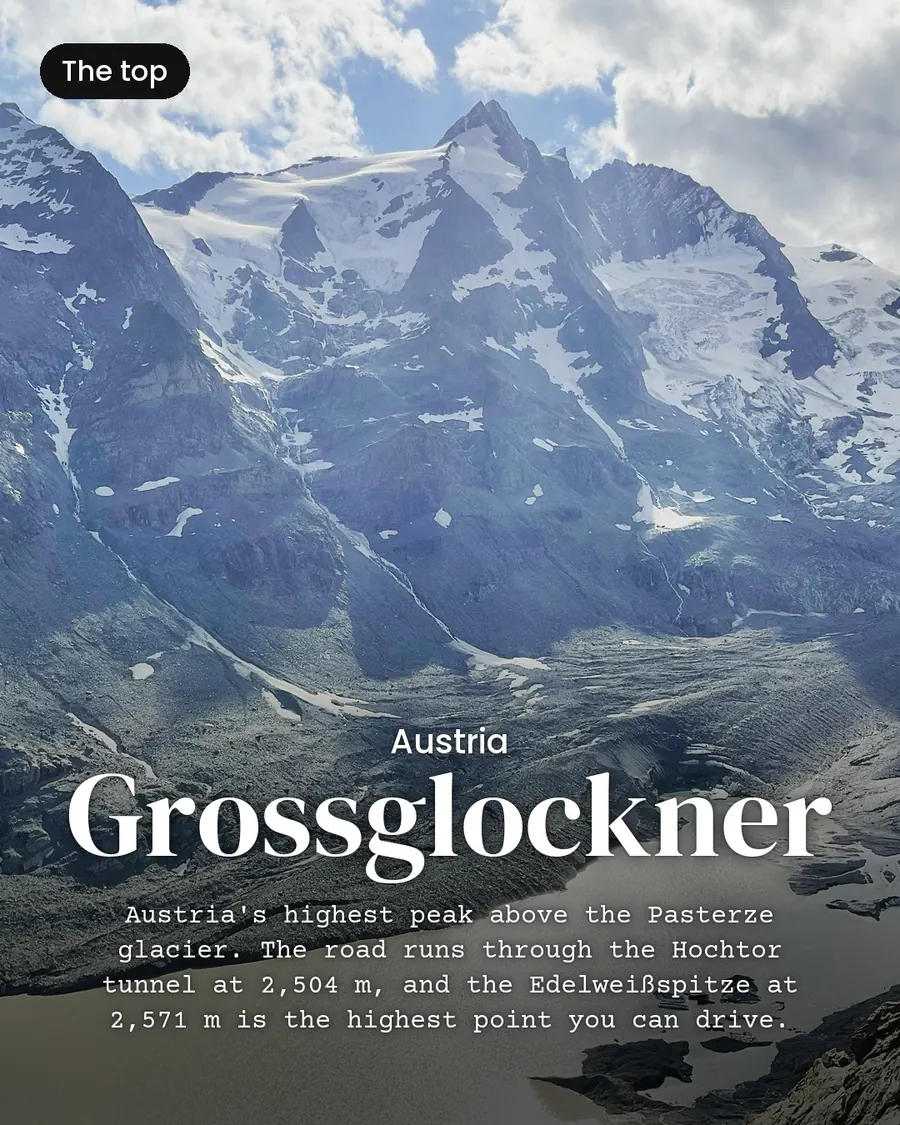 The Grossglockner closes for winter. Here's the plan, slide 5 of 7
