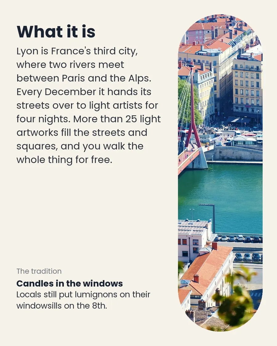 Lyon's Fête des Lumières, slide 2 of 8