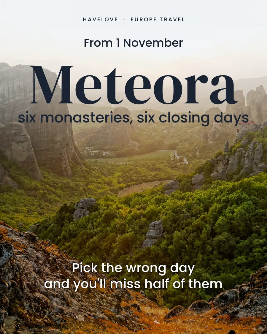 Meteora in winter, cover