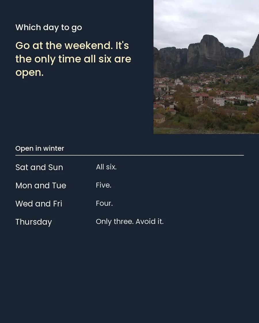Meteora in winter, slide 5 of 7