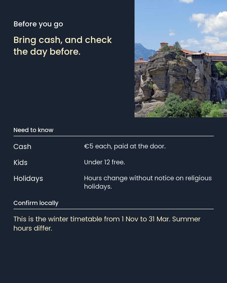 Meteora in winter, slide 7 of 7