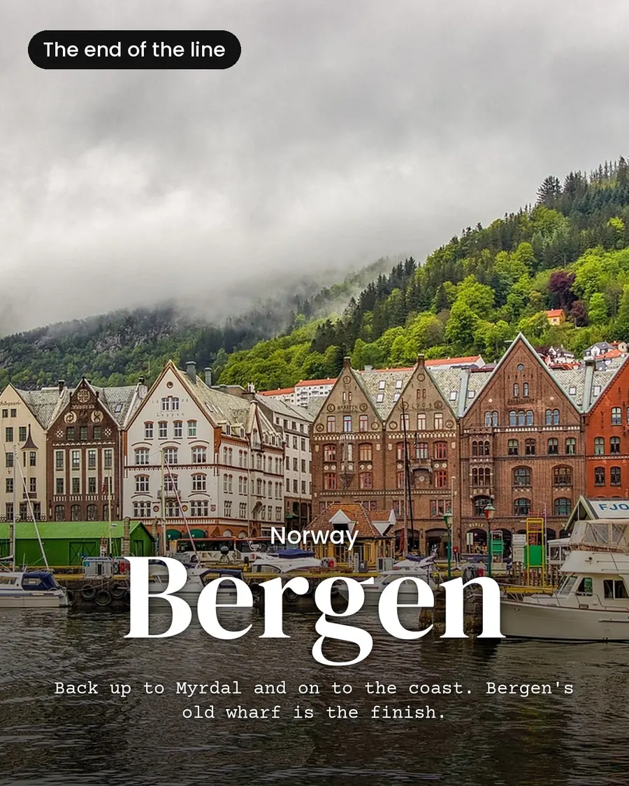 Oslo to Bergen by train, with the Flåm detour, slide 8 of 9