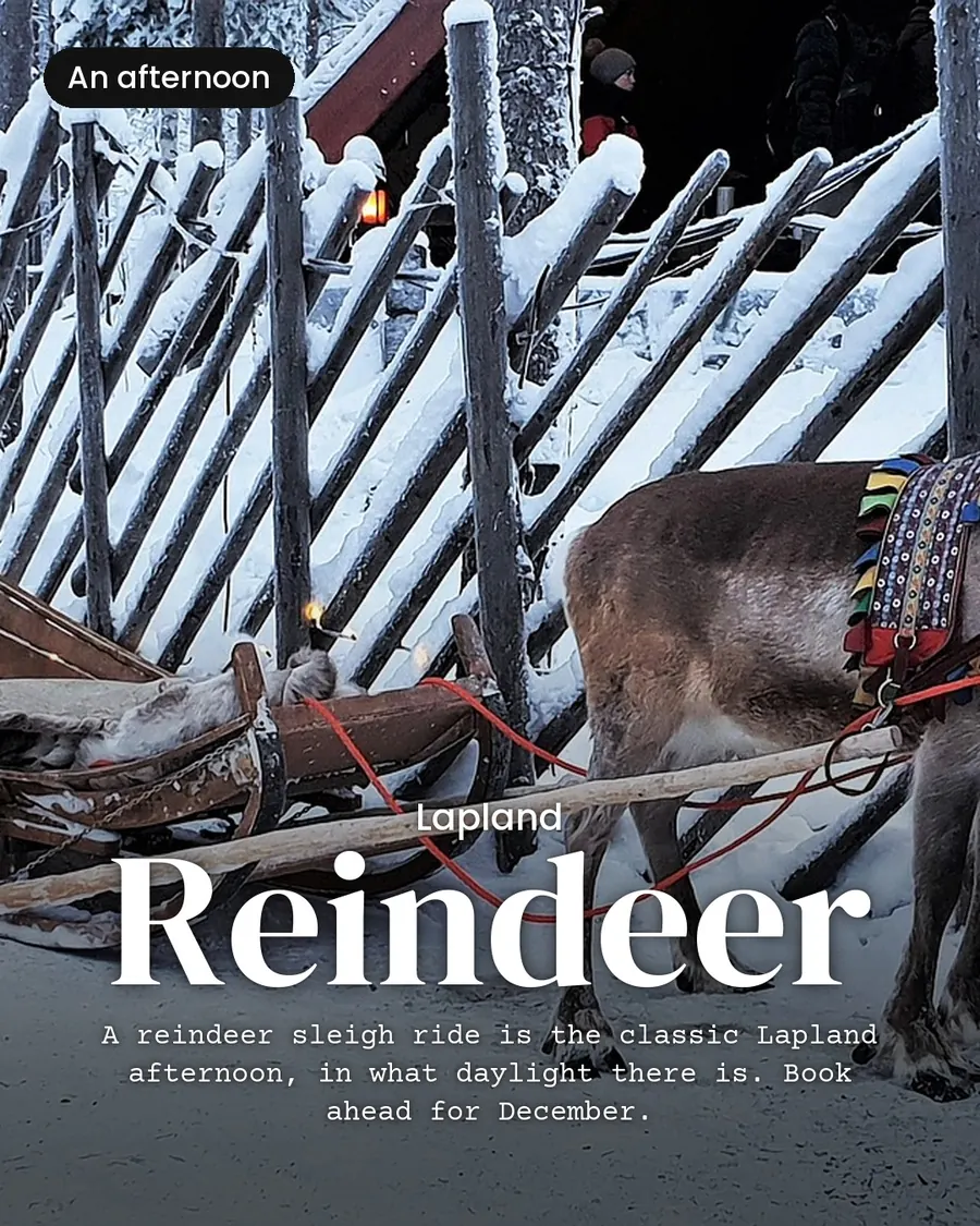 Rovaniemi in winter, slide 5 of 7