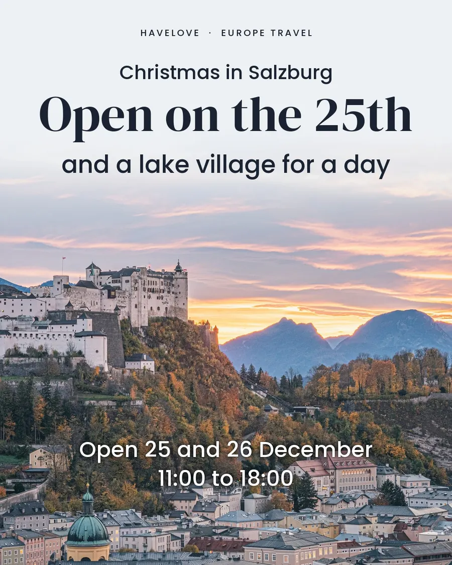 Salzburg in Advent, with Hallstatt as the day trip, cover
