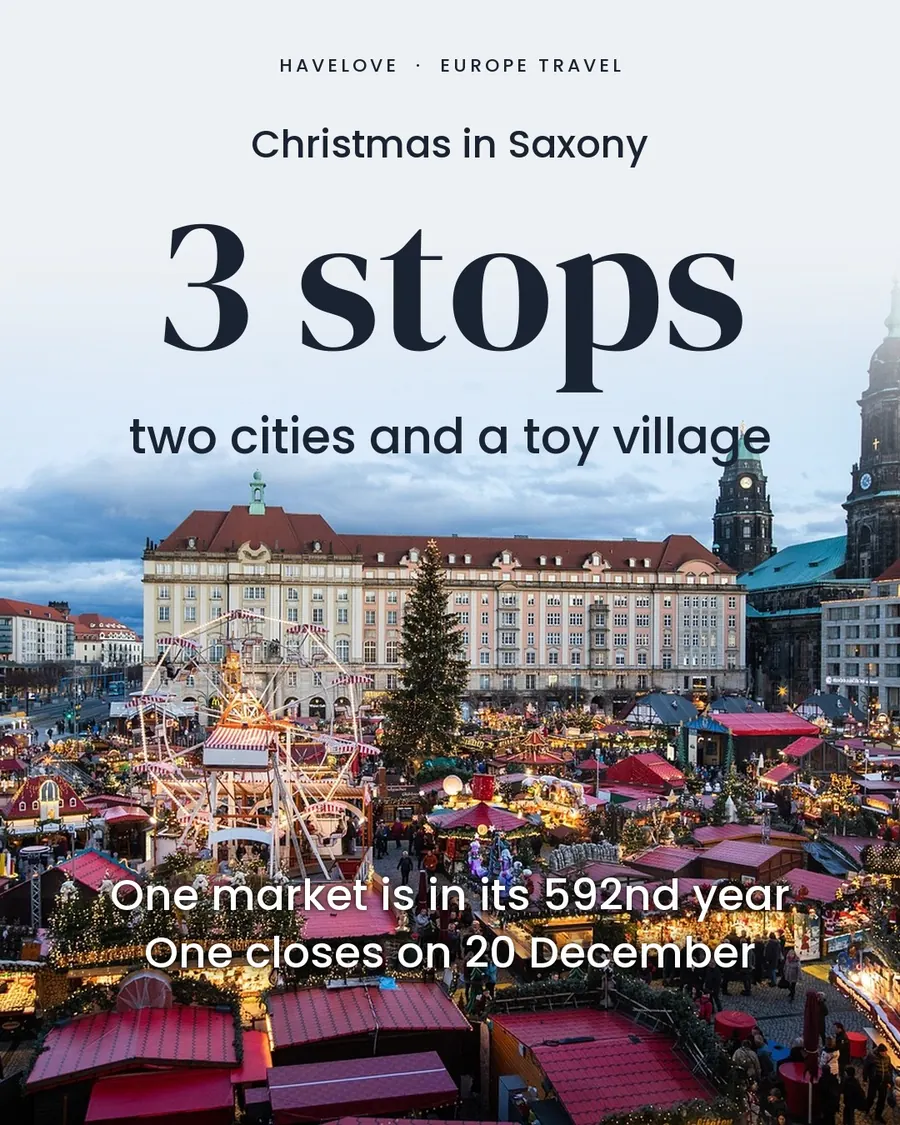 Saxony at Christmas, cover