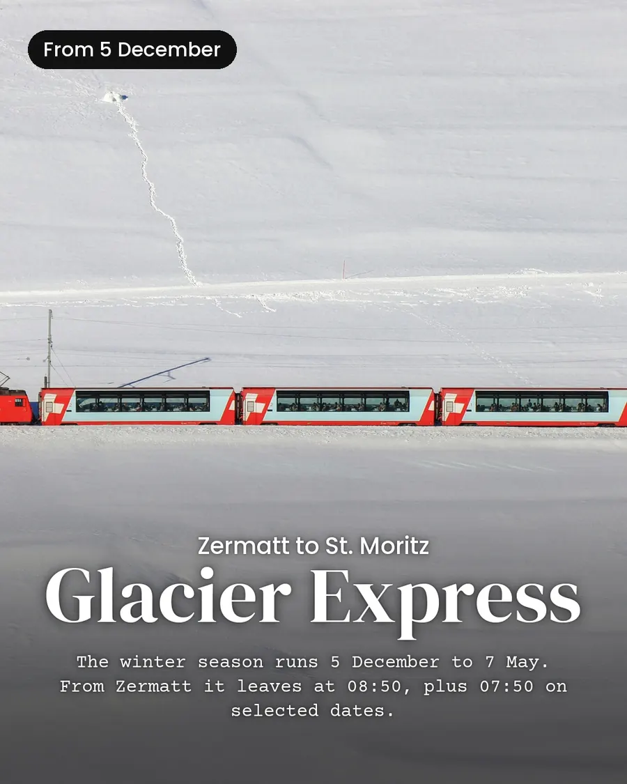 The Glacier Express isn't running right now, slide 3 of 7