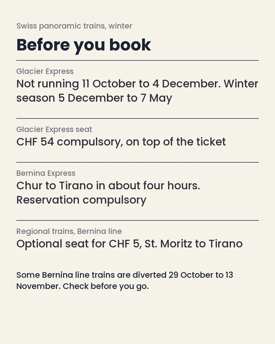 The Glacier Express isn't running right now, slide 7 of 7