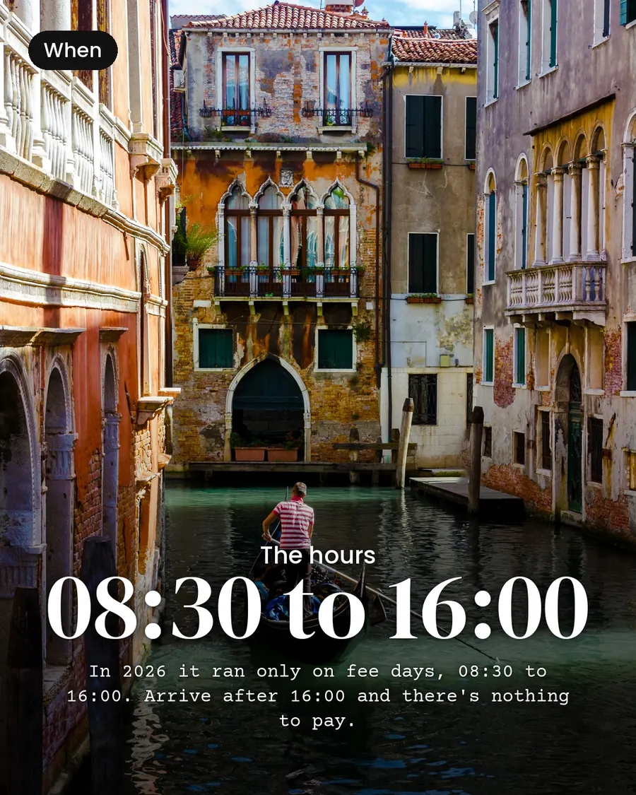 Venice's entry fee, slide 3 of 7