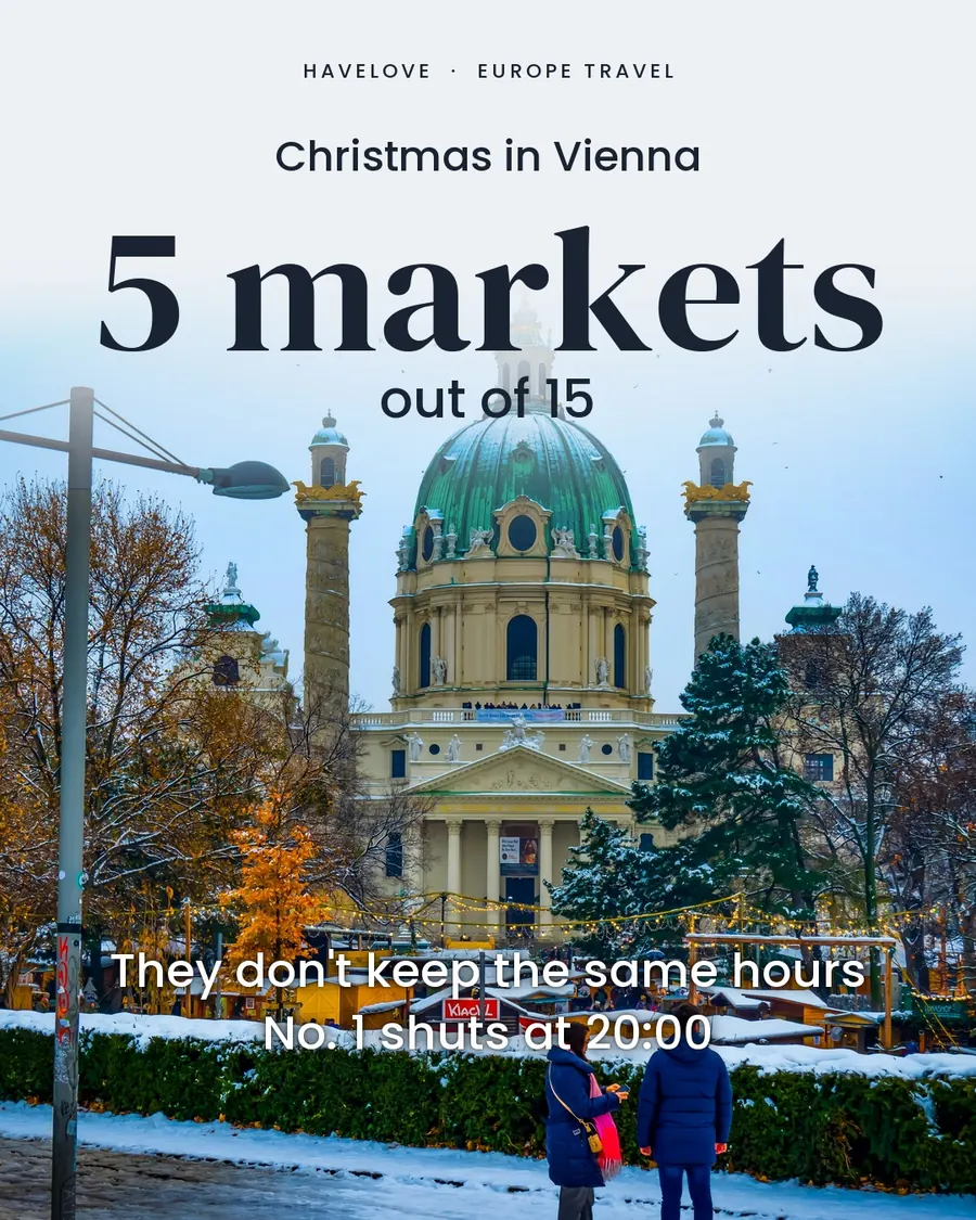 Vienna has 15 Christmas markets., cover
