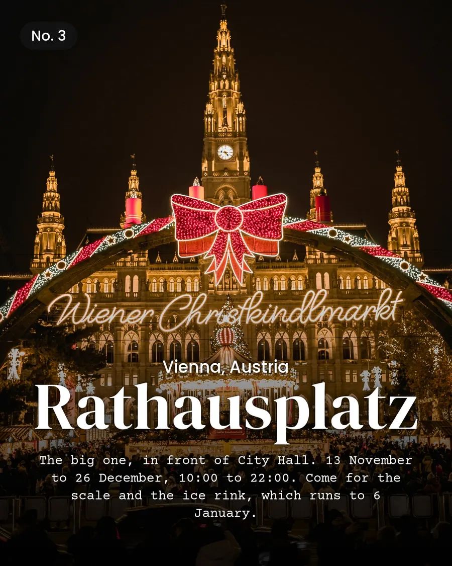 Vienna has 15 Christmas markets., slide 5 of 8