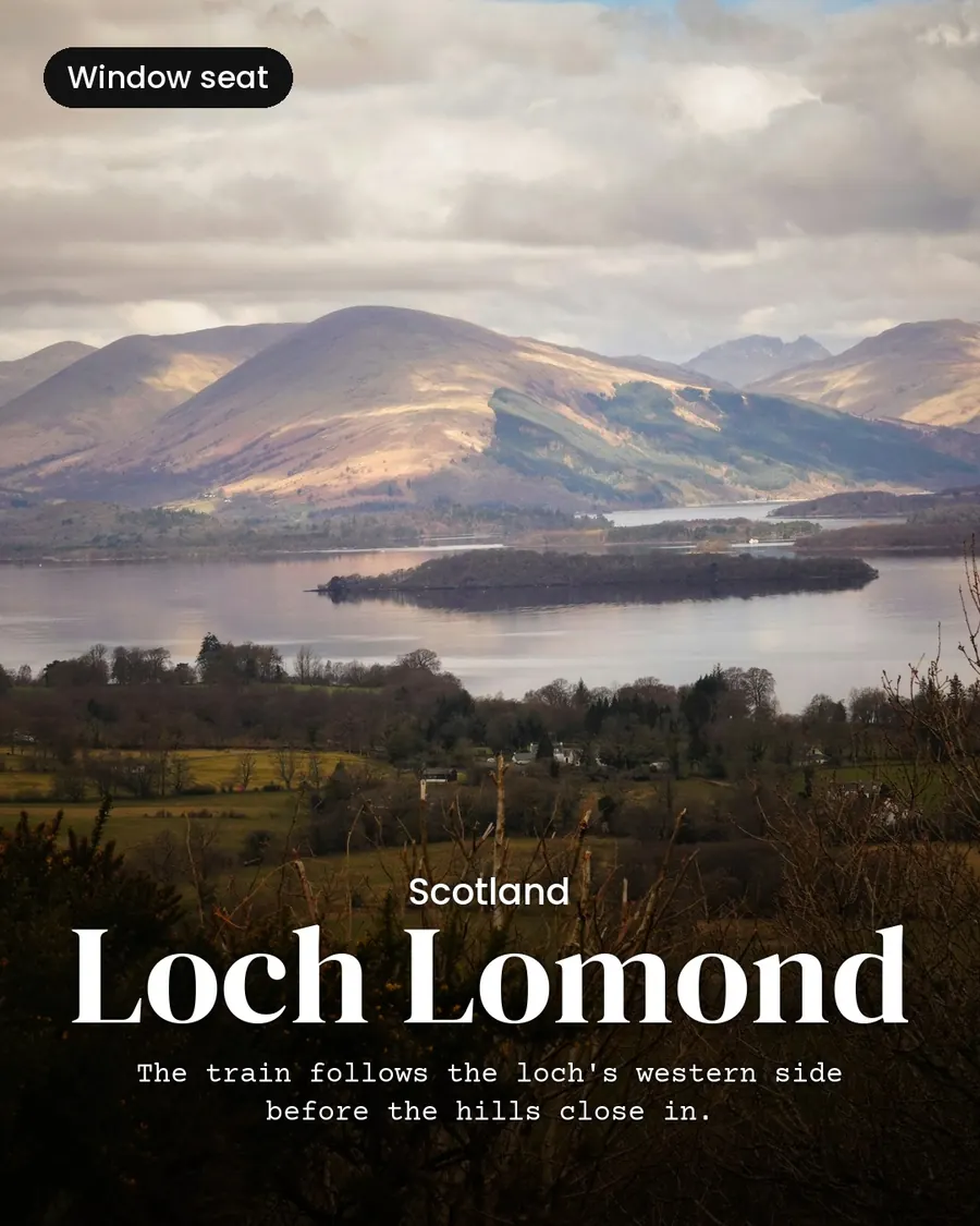 The West Highland Line in winter, slide 4 of 10